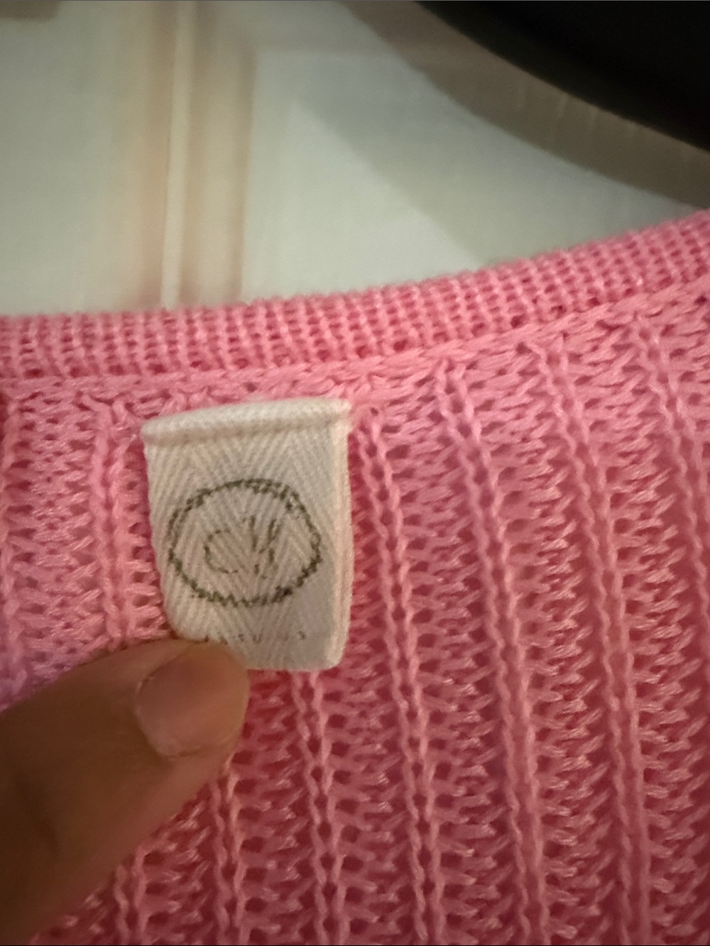 Pastel Multi-Stripe Open-Front Cardigan Sweater - Pink & Mint - Picture 2 of 4